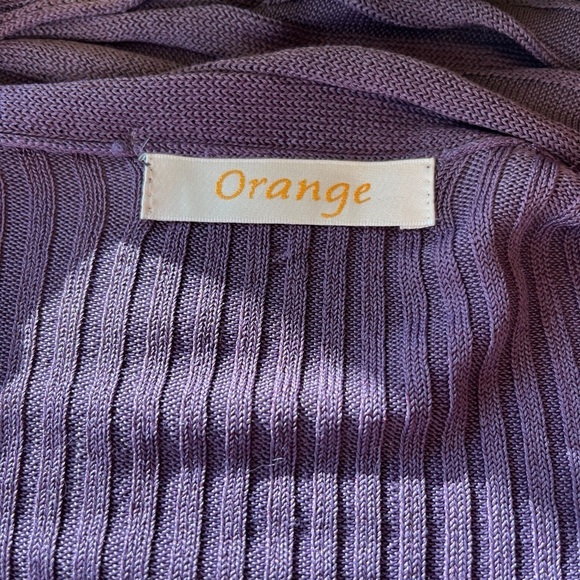 3 Orange Open Sweater Cardigans EUC - Picture 7 of 11